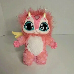 Magic Mixies Magical Plush Pet Interactive Pink Stuffed Animal Lights Sounds